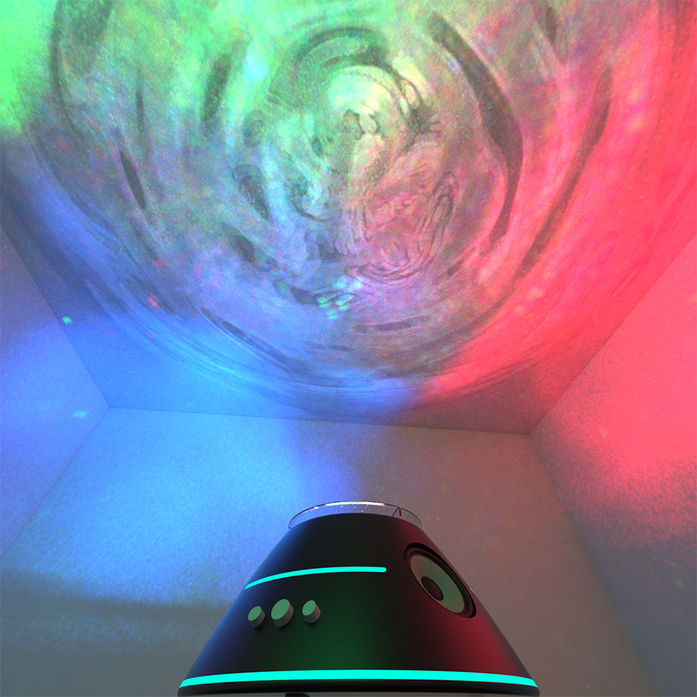 Orion speakers - Music driven water visuals